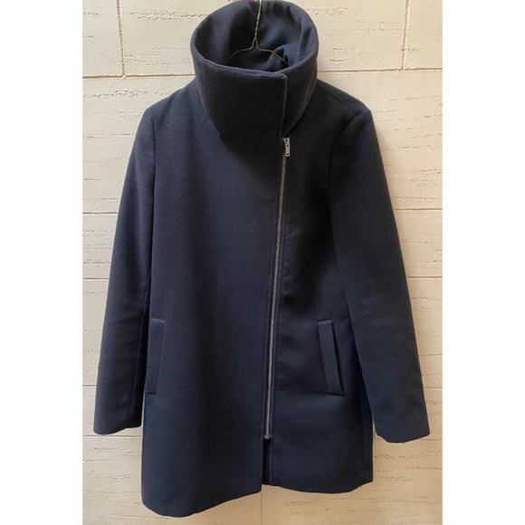 Tinley Road Funnel Neck Black Coat - Picture 2 of 11